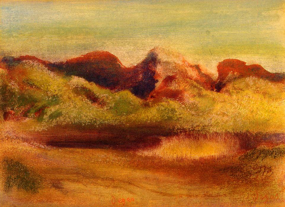 Lake and Mountains  1890-1893